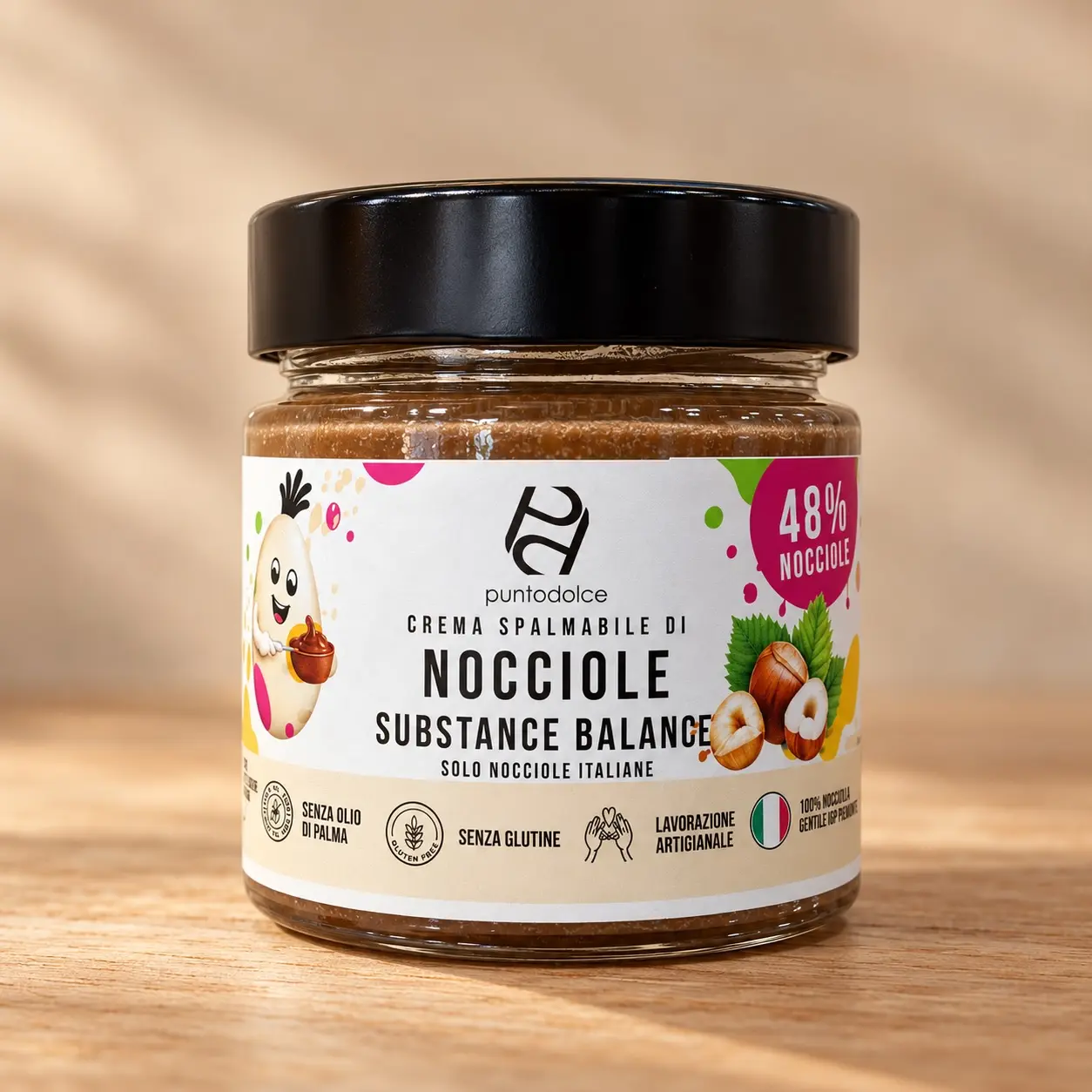 Crema spalmabile alle nocciole 48%