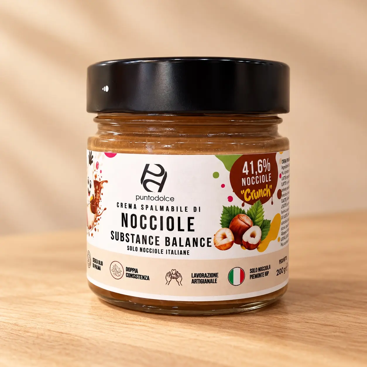 Crema spalmabile alle nocciole Crunch