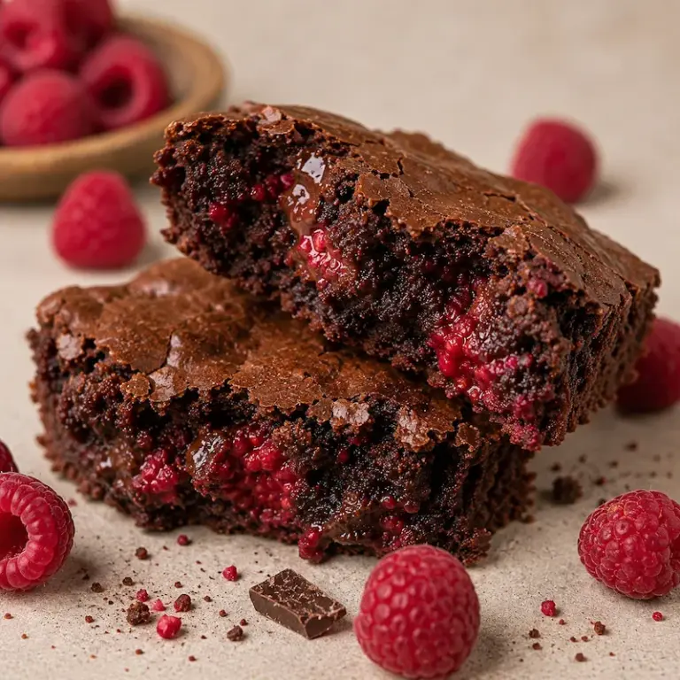 Brownie Artigianale ai Frutti Rossi – Lampone e Ribes | Punto Dolce – 500 g