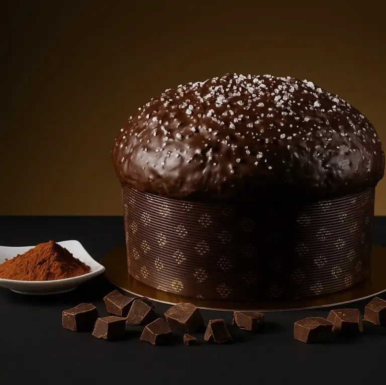 Panettone al cioccolato fondente